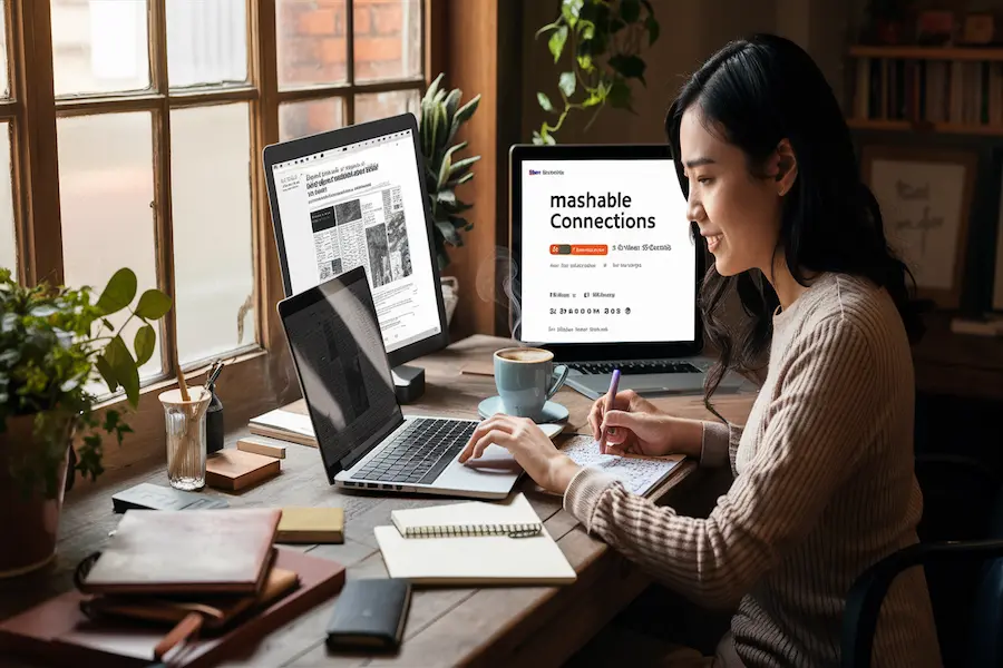 Discover Mashable Connections Hint Today: My Morning Puzzle Routine